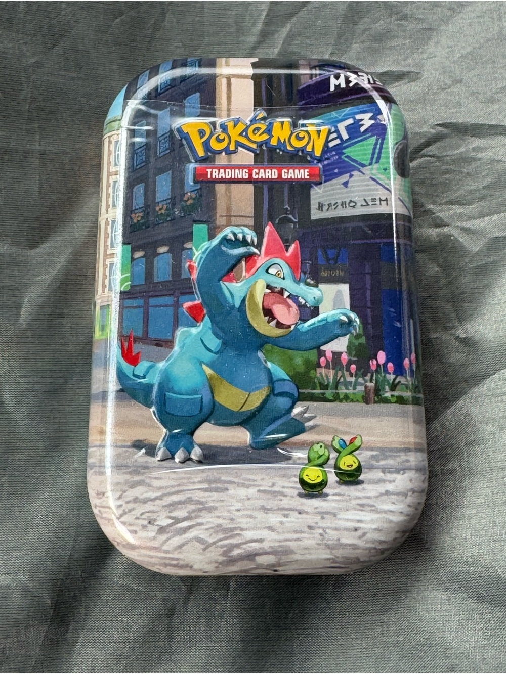 Pokemon Mini Tin Lumiose City NWT New Unopened Toxicroak Artwork